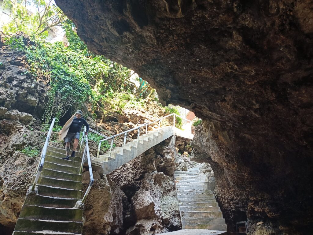 Uluwatu Stairs to get to the beach